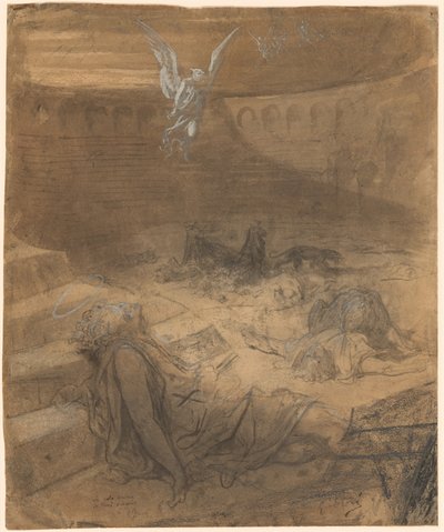 Kristne martyrer av Gustave Dore
