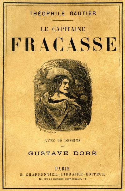 Omslag til Theophile Gautiers bok "Le Capitaine Fracasse", illustrert av Gustave Dore, utgave Charpentier sent på 1800-tallet. av Gustave Dore