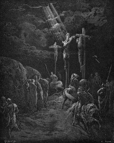 Jesu korsfestelse av Gustave Dore