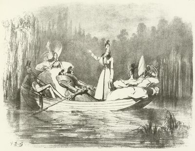 Dandyisme Ruralisering (gravyr) av Gustave Dore