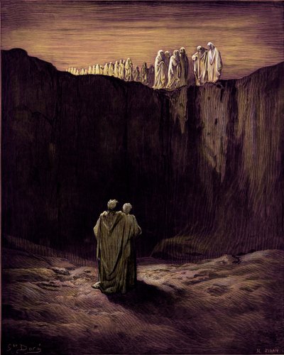 Dantes skjærsild av Gustave Dore