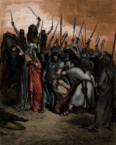 Death of Agag av Doré - Bibelen av Gustave Dore
