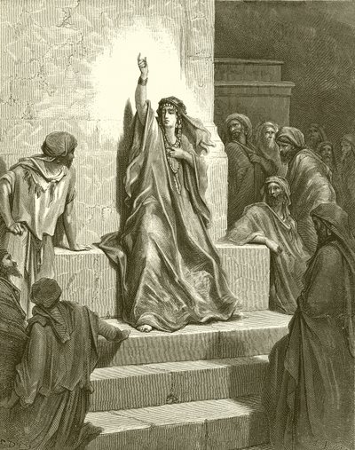 Deborah (gravering) av Gustave Dore