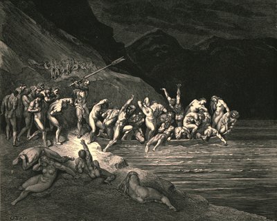 A like way Adams evil rug, c1890. av Gustave Dore