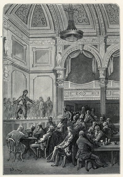 Evans sang- og kveldsrom av Gustave Dore