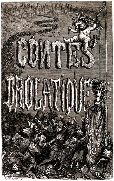Frontispice for Drolatic Tales of Honore de Balzac av Gustave Dore