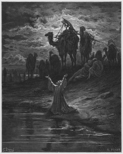 Gustave Dore Bibelen: Jakobs bønn av Gustave Dore
