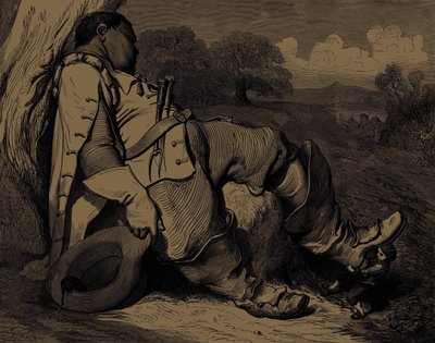 Hop på tommelen min, gravering av Gustave Doré. av Gustave Dore