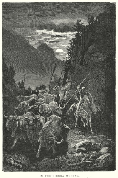 I Sierra Morena (gravering) av Gustave Dore