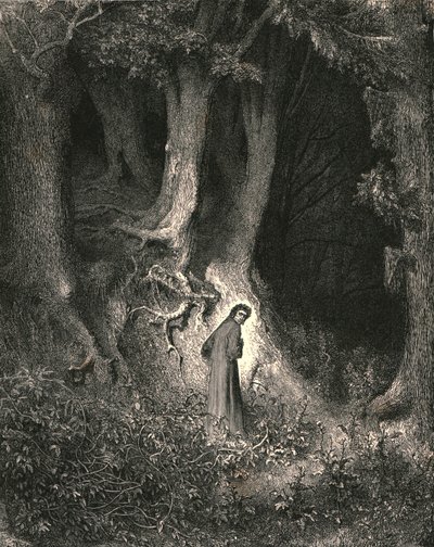 Midt i dette vårt jordiske liv, ca 1890. av Gustave Dore