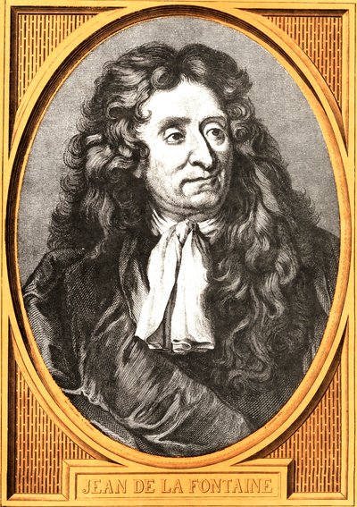 Jean de La Fontaine 1621-1695, 1800-tallet. av Gustave Dore