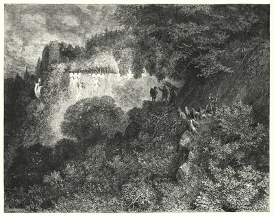 Tornerose; Tornerose (gravering) av Gustave Dore
