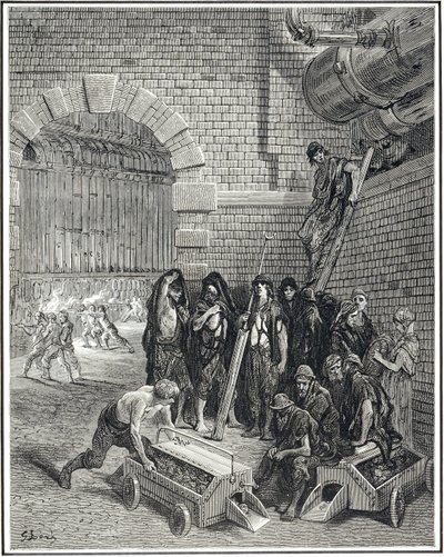 Lambeth Gas Works, 1872 av Gustave Dore