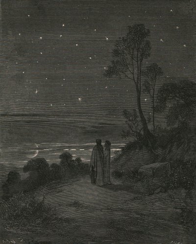 Nå var dagen på vei, c1890. av Gustave Dore