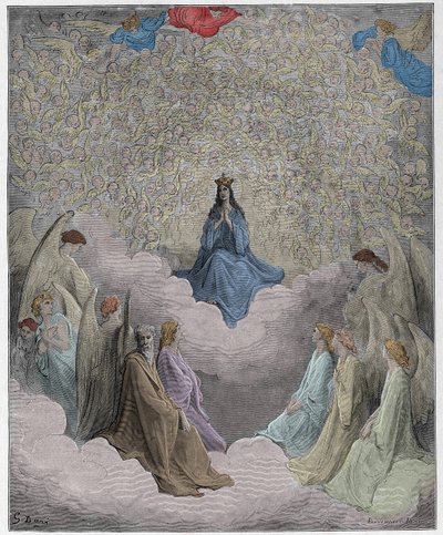 Paradiso, Canto 31: The queen of heaven - av Dante Alighieri av Gustave Dore