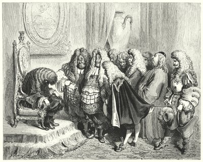Esel hud; Eselskinn (gravering) av Gustave Dore