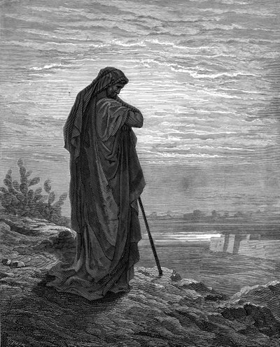 Profeten Amos, gravering av Gustave Doré - Bibel av Gustave Dore