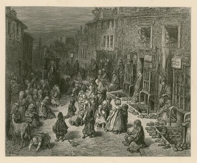 Seven Dials, London av Gustave Dore