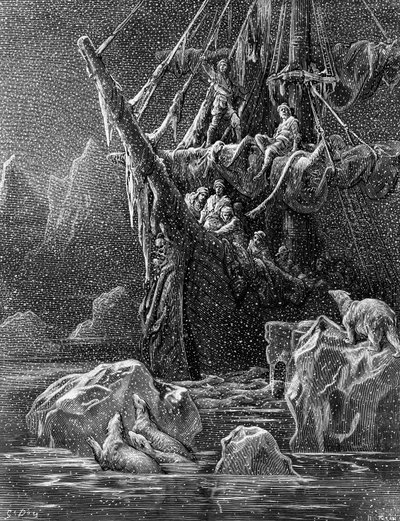 Skip i Antarktis, scene fra 