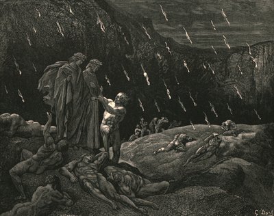 Herr! Brunetto! Og er du her, c1890. av Gustave Dore