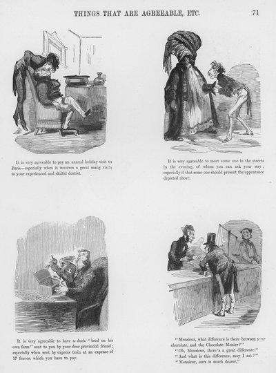 Sketcher Humorous and Grotesque av Gustave Dore (gravering) av Gustave Dore