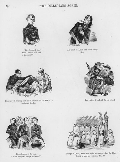 Sketcher Humorous and Grotesque av Gustave Dore (gravering) av Gustave Dore