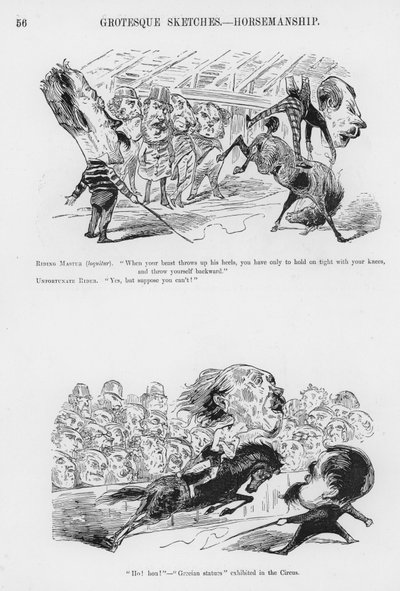 Sketcher Humorous and Grotesque av Gustave Dore (gravering) av Gustave Dore