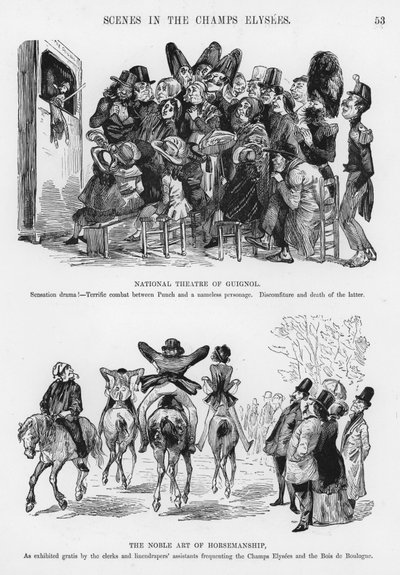 Sketcher Humorous and Grotesque av Gustave Dore (gravering) av Gustave Dore