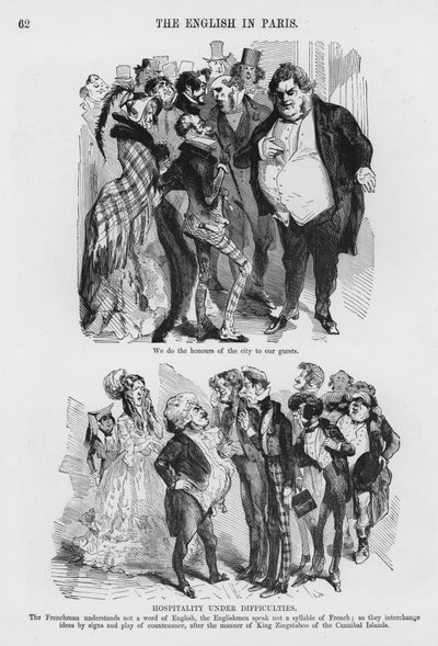 Sketcher Humorous and Grotesque av Gustave Dore (gravering) av Gustave Dore