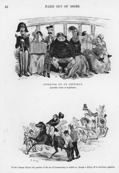 Sketcher Humorous and Grotesque av Gustave Dore (gravering) av Gustave Dore