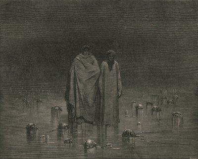 Pass godt på, dine såler tråkker ikke på hodet til dine fattige brødre, ca 1890. av Gustave Dore