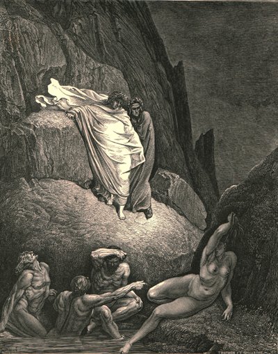 Thais er dette, skjøgen, c1890. av Gustave Dore