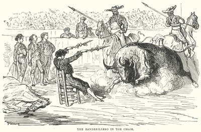 Banderilleroen i stolen (gravering) av Gustave Dore