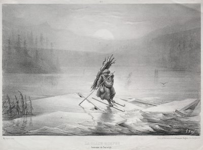 The Breaking Ice, Suvenir of Norway av Gustave Dore
