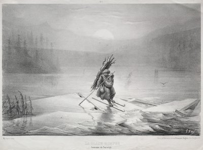 The Breaking Ice, Suvenir of Norway. av Gustave Dore