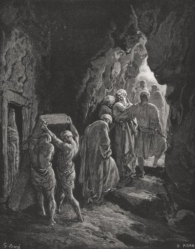 The Burial of Sarah, illustrasjon fra Dores 