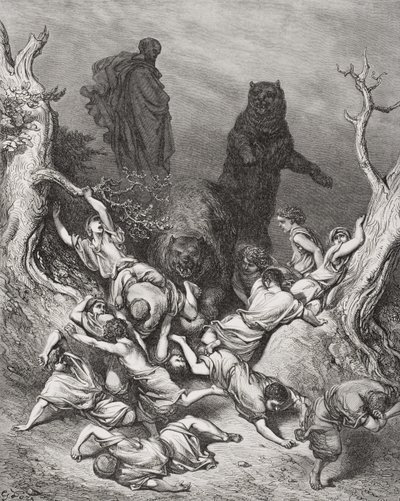 The Children Destroyed by Bears, illustrasjon fra Dores 