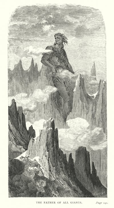Faren til alle kjemper (gravering) av Gustave Dore