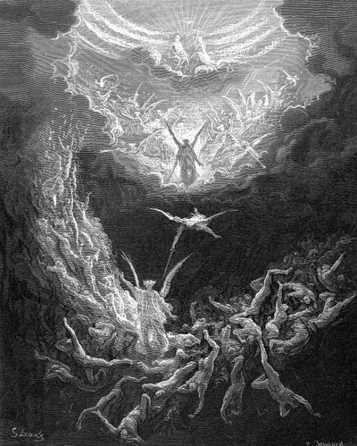 Den siste dommen, 1865-1866 av Gustave Dore