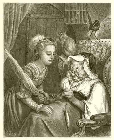 Prinsessen og Fairy Spite av Gustave Dore
