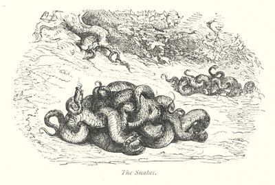 Slangene (gravering) av Gustave Dore