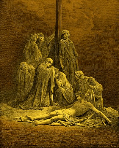 Den døde Kristus - Bibelen av Gustave Dore