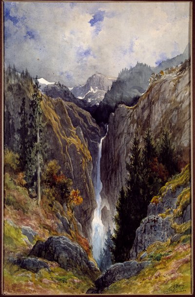 Foss av helveteshullet i Lysedalen. Maleri av Gustave Dore (1832-1883) av Gustave Dore