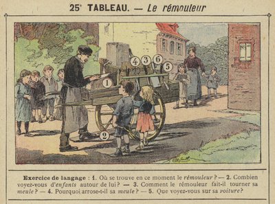 Kvernen (farge litho) av Gustave Fraipont