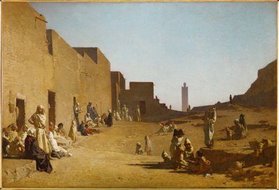 Laghouat, Sahara, Algerie (maleri på lerret) av Gustave Guillaumet