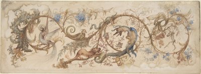 Allegory of laster, 1840-98. av Gustave Gustave Moreau,Moreau