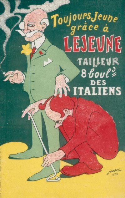 Alltid ung takket være LEJEUNE TAILEUR av Gustave Henri Jossot