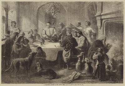 En julemiddag i gammel tid av Gustave Janet