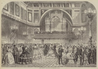 Hennes Majestets statsball i Buckingham Palace av Gustave Janet
