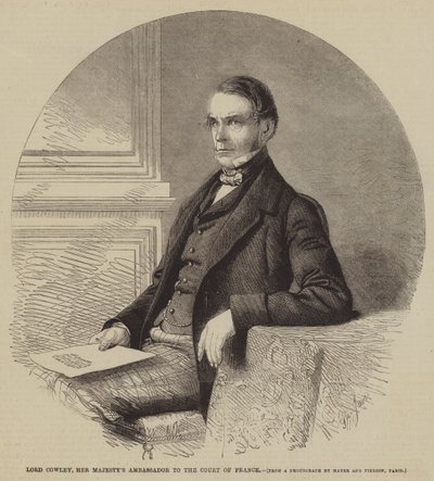 Lord Cowley, Hennes Majestets ambassadør ved domstolen i Frankrike av Gustave Janet